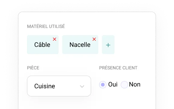 formulários de entrada personalizáveis