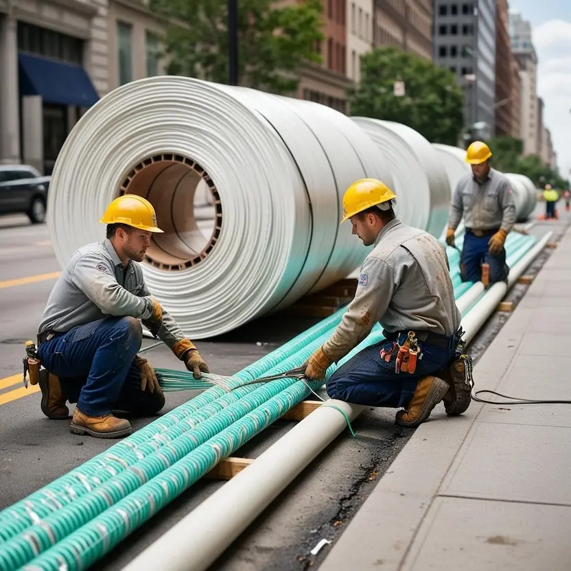 installation de fibre