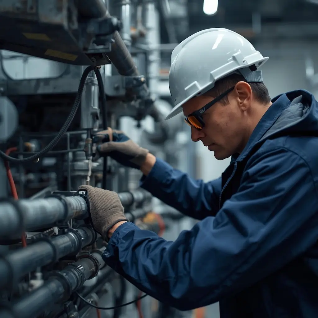 Industrieller Wartungstechniker