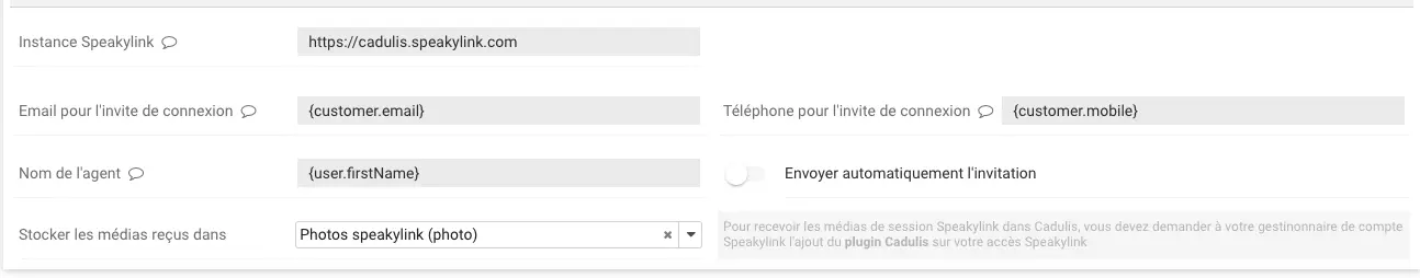 Connectez Speakylink
