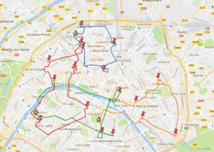 Tournées calculées