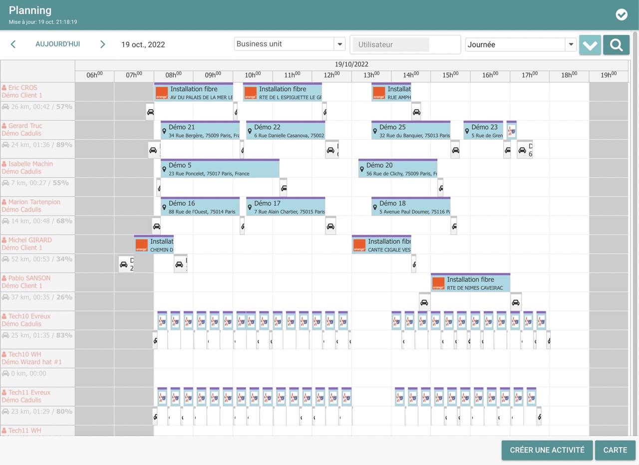 Cadulis planning